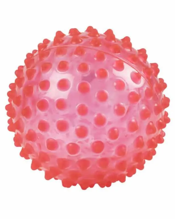 SPIKY CRYSTAL BALLRED 8"