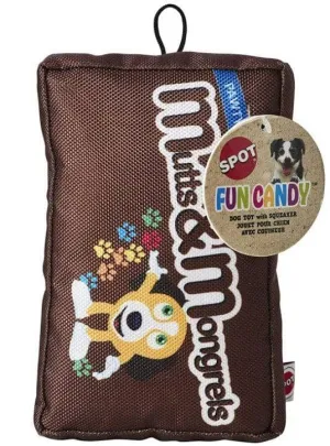 Spot Fun Candy Mutts & Mongrels Plush Dog Toy - 1 count