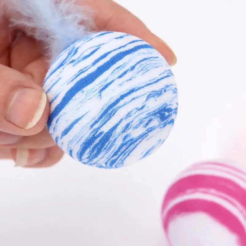 Striped Ball Interactive Cat Training Toy
