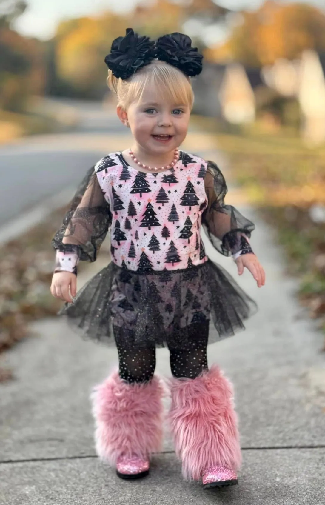 Trees Skirted Romper