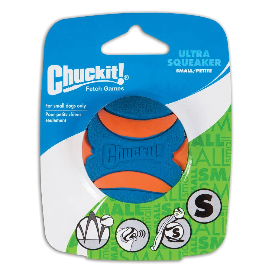 Ultra Squeaker Ball Dog Toy - Small / Medium / Large