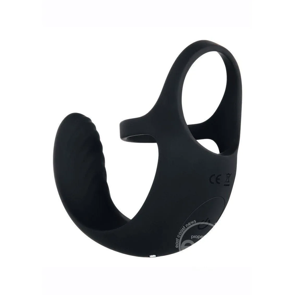 Vibrating Ball Cradle Silicone Rechargeable Penis Ring with Remote Control