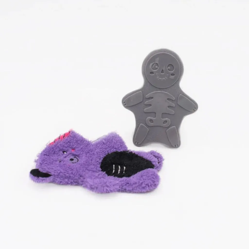 Zippypaws Halloween Bonez Zombie Bear Toy For Dogs
